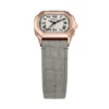 Harlow Three-Hand Gray Croco Leather Watch Harlow Three-Hand Gray Croco Leather Watch