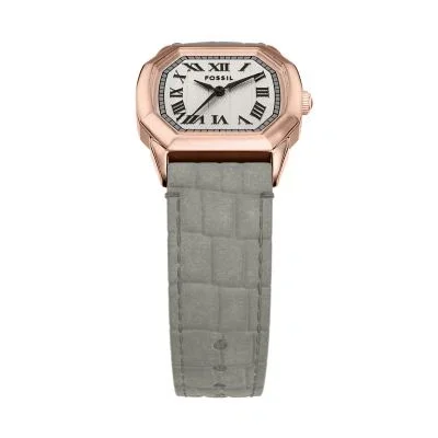 Harlow Three-Hand Gray Croco Leather Watch Harlow Three-Hand Gray Croco Leather Watch