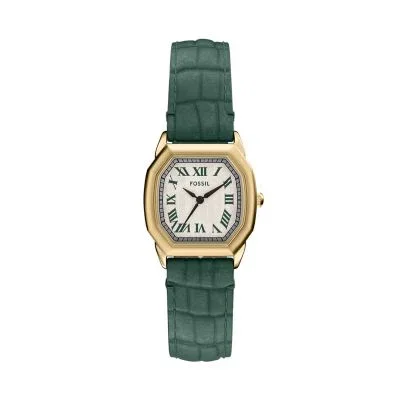 Harlow Three-Hand Green Croco Leather Watch Harlow Three-Hand Green Croco Leather Watch