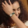 Harlow Three-Hand Green Croco Leather Watch Harlow Three-Hand Green Croco Leather Watch