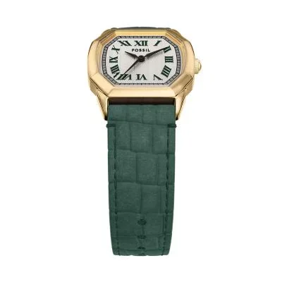 Harlow Three-Hand Green Croco Leather Watch Harlow Three-Hand Green Croco Leather Watch