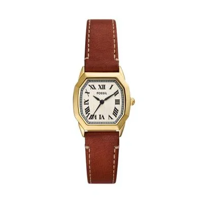 Harlow Three-Hand Medium Brown Leather Watch Harlow Three-Hand Medium Brown Leather Watch