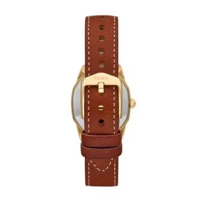 Harlow Three-Hand Medium Brown Leather Watch Harlow Three-Hand Medium Brown Leather Watch