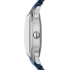 Harlow Three-Hand Navy Croco Leather Watch Harlow Three-Hand Navy Croco Leather Watch