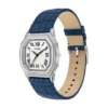 Harlow Three-Hand Navy Croco Leather Watch Harlow Three-Hand Navy Croco Leather Watch