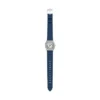 Harlow Three-Hand Navy Croco Leather Watch Harlow Three-Hand Navy Croco Leather Watch