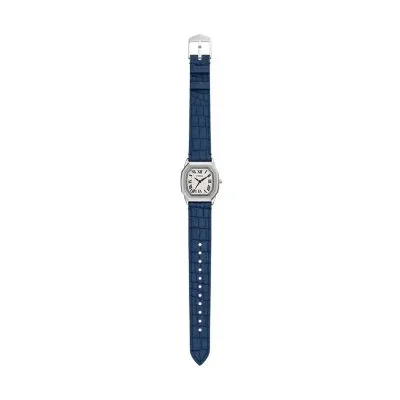 Harlow Three-Hand Navy Croco Leather Watch Harlow Three-Hand Navy Croco Leather Watch