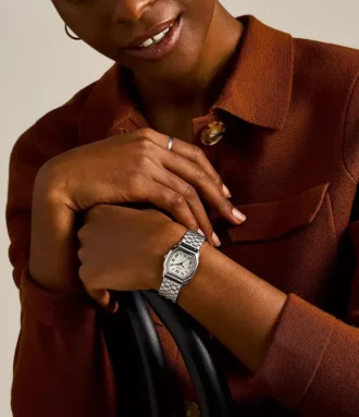 Harlow Three-Hand Stainless Steel Watch