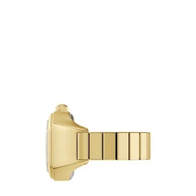 Harlow Watch Ring Two-Hand Gold-Tone Stainless Steel Watch Harlow Watch Ring Two-Hand Gold-Tone Stainless Steel Watch