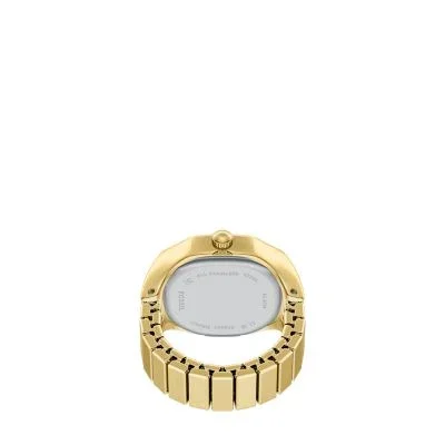 Harlow Watch Ring Two-Hand Gold-Tone Stainless Steel Watch Harlow Watch Ring Two-Hand Gold-Tone Stainless Steel Watch