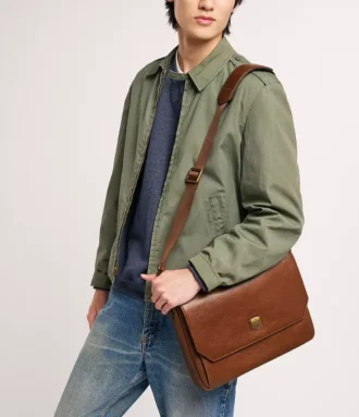 Hayes Leather Courier Bag
