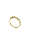 Hazel Classic Glitz Gold-Tone Brass Band Ring Hazel Classic Glitz Gold-Tone Brass Band Ring