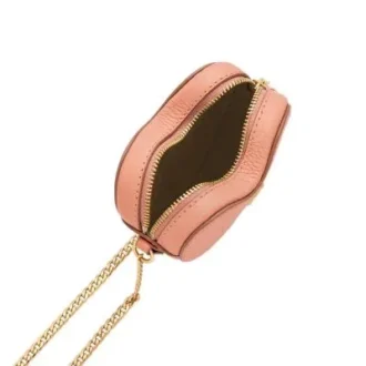 Heart Top Zip Wallet