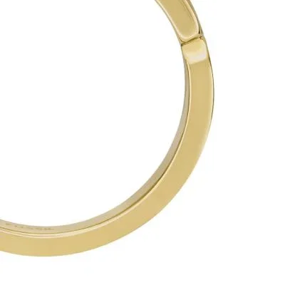 Heritage D-Link Chain Gold-Tone Stainless Steel Band Ring Heritage D-Link Chain Gold-Tone Stainless Steel Band Ring