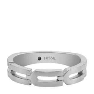 Heritage D-Link Chain Stainless Steel Band Ring Heritage D-Link Chain Stainless Steel Band Ring