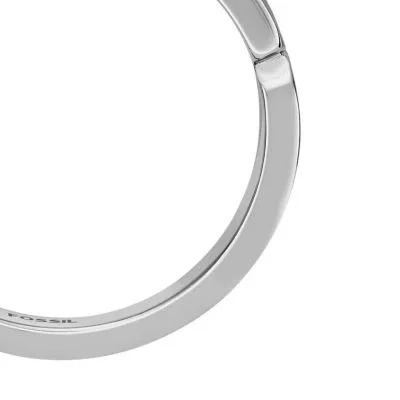 Heritage D-Link Chain Stainless Steel Band Ring Heritage D-Link Chain Stainless Steel Band Ring