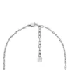Heritage D-Link Glitz Stainless Steel Chain Tennis Necklace Heritage D-Link Glitz Stainless Steel Chain Tennis Necklace