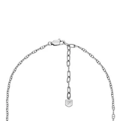 Heritage D-Link Glitz Stainless Steel Chain Tennis Necklace Heritage D-Link Glitz Stainless Steel Chain Tennis Necklace