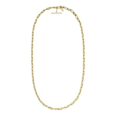 Heritage D-Link Gold-Tone Brass Anchor Chain Necklace Heritage D-Link Gold-Tone Brass Anchor Chain Necklace