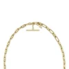 Heritage D-Link Gold-Tone Brass Anchor Chain Necklace Heritage D-Link Gold-Tone Brass Anchor Chain Necklace