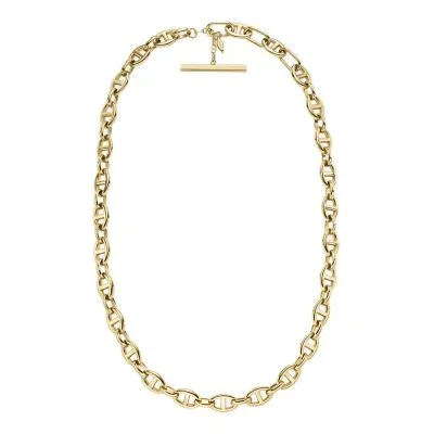 Heritage D-Link Gold-Tone Stainless Steel Anchor Chain Necklace Heritage D-Link Gold-Tone Stainless Steel Anchor Chain Necklace