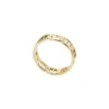 Heritage D-Link Gold-Tone Stainless Steel Band Ring Heritage D-Link Gold-Tone Stainless Steel Band Ring