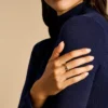 Heritage D-Link Gold-Tone Stainless Steel Band Ring Heritage D-Link Gold-Tone Stainless Steel Band Ring