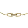 Heritage D-Link Gold-Tone Stainless Steel Chain Bracelet Heritage D-Link Gold-Tone Stainless Steel Chain Bracelet