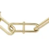 Heritage D-Link Gold-Tone Stainless Steel Chain Bracelet Heritage D-Link Gold-Tone Stainless Steel Chain Bracelet