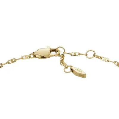 Heritage D-Link Gold-Tone Stainless Steel Chain Bracelet Heritage D-Link Gold-Tone Stainless Steel Chain Bracelet