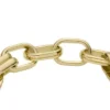 Heritage D-Link Gold-Tone Stainless Steel Chain Bracelet Heritage D-Link Gold-Tone Stainless Steel Chain Bracelet