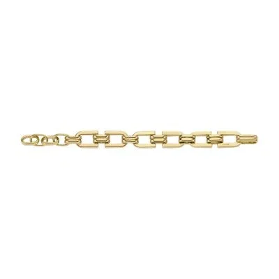 Heritage D-Link Gold-Tone Stainless Steel Chain Bracelet Heritage D-Link Gold-Tone Stainless Steel Chain Bracelet