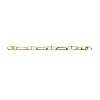 Heritage D-Link Gold-Tone Stainless Steel Chain Bracelet Heritage D-Link Gold-Tone Stainless Steel Chain Bracelet