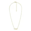 Heritage D-Link Gold-Tone Stainless Steel Chain Necklace Heritage D-Link Gold-Tone Stainless Steel Chain Necklace