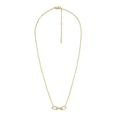 Heritage D-Link Gold-Tone Stainless Steel Chain Necklace Heritage D-Link Gold-Tone Stainless Steel Chain Necklace