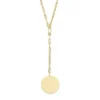 Heritage D-Link Gold-Tone Stainless Steel Y-Neck Necklace Heritage D-Link Gold-Tone Stainless Steel Y-Neck Necklace