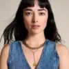 Heritage D-Link Gold-Tone Stainless Steel Y-Neck Necklace Heritage D-Link Gold-Tone Stainless Steel Y-Neck Necklace