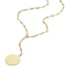Heritage D-Link Gold-Tone Stainless Steel Y-Neck Necklace Heritage D-Link Gold-Tone Stainless Steel Y-Neck Necklace