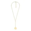 Heritage D-Link Gold-Tone Stainless Steel Y-Neck Necklace Heritage D-Link Gold-Tone Stainless Steel Y-Neck Necklace