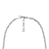 Heritage D-Link Silver-Tone Brass Chain Necklace Heritage D-Link Silver-Tone Brass Chain Necklace