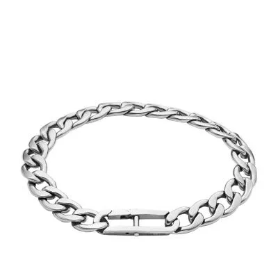 Heritage D-Link Stainless Steel Chain Bracelet Heritage D-Link Stainless Steel Chain Bracelet