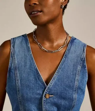 Heritage D-Link Stainless Steel Chain Necklace