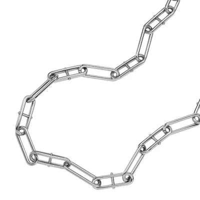 Heritage D-Link Stainless Steel Chain Necklace Heritage D-Link Stainless Steel Chain Necklace