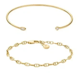 Heritage Gold-Tone Brass Bracelet Gift Set