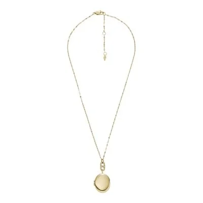 Heritage Gold-Tone Stainless Steel Chain Necklace Heritage Gold-Tone Stainless Steel Chain Necklace