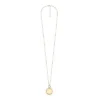 Heritage Legacy Charm Gold-Tone Stainless Steel Pendant Necklace Heritage Legacy Charm Gold-Tone Stainless Steel Pendant Necklace