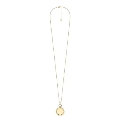 Heritage Legacy Charm Gold-Tone Stainless Steel Pendant Necklace Heritage Legacy Charm Gold-Tone Stainless Steel Pendant Necklace