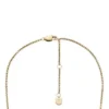 Heritage Legacy Charm Gold-Tone Stainless Steel Pendant Necklace Heritage Legacy Charm Gold-Tone Stainless Steel Pendant Necklace