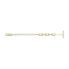 Heritage Pearl D-Link Gold-Tone Stainless Steel Chain Bracelet Heritage Pearl D-Link Gold-Tone Stainless Steel Chain Bracelet