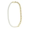 Heritage Pearl D-Link Gold-Tone Stainless Steel Chain Necklace Heritage Pearl D-Link Gold-Tone Stainless Steel Chain Necklace